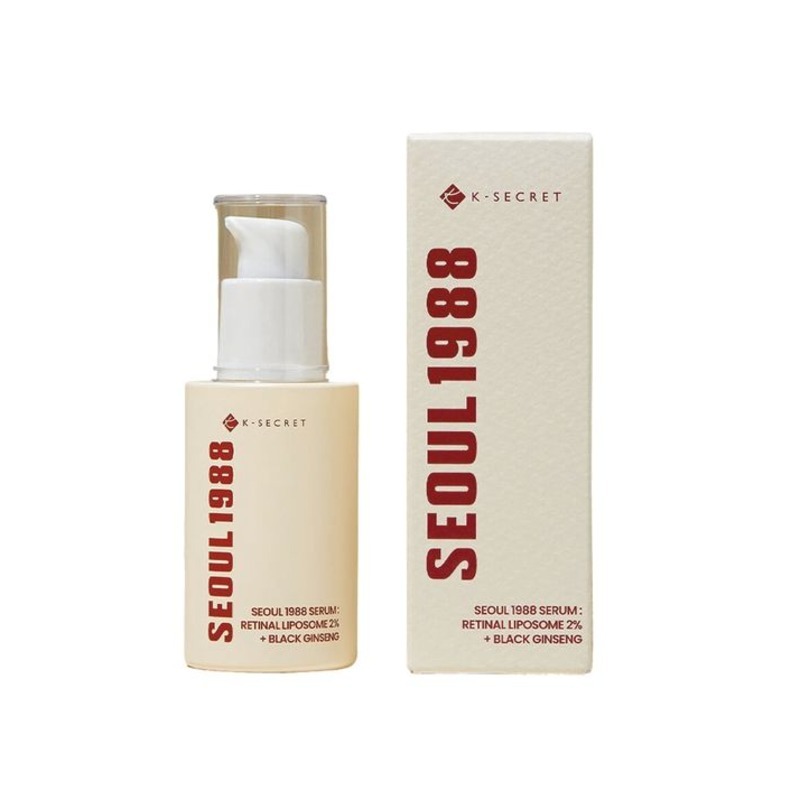 K-SECRET SEOUL 1988 Serum Retinal Liposome 2% + Black Ginseng - 30ml